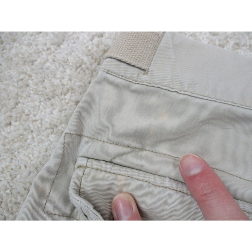 Abercrombie & Fitch Shorts Men Small 32 Brown Cargo Paratrooper Belted 32x10 * - Picture 15 of 16